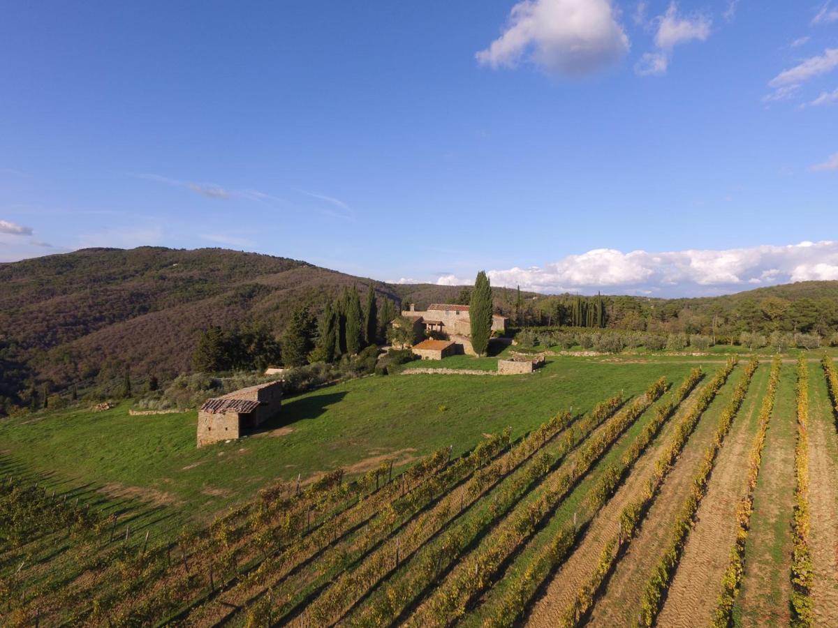 Villa Il Poggio Greve in Chianti Bagian luar foto