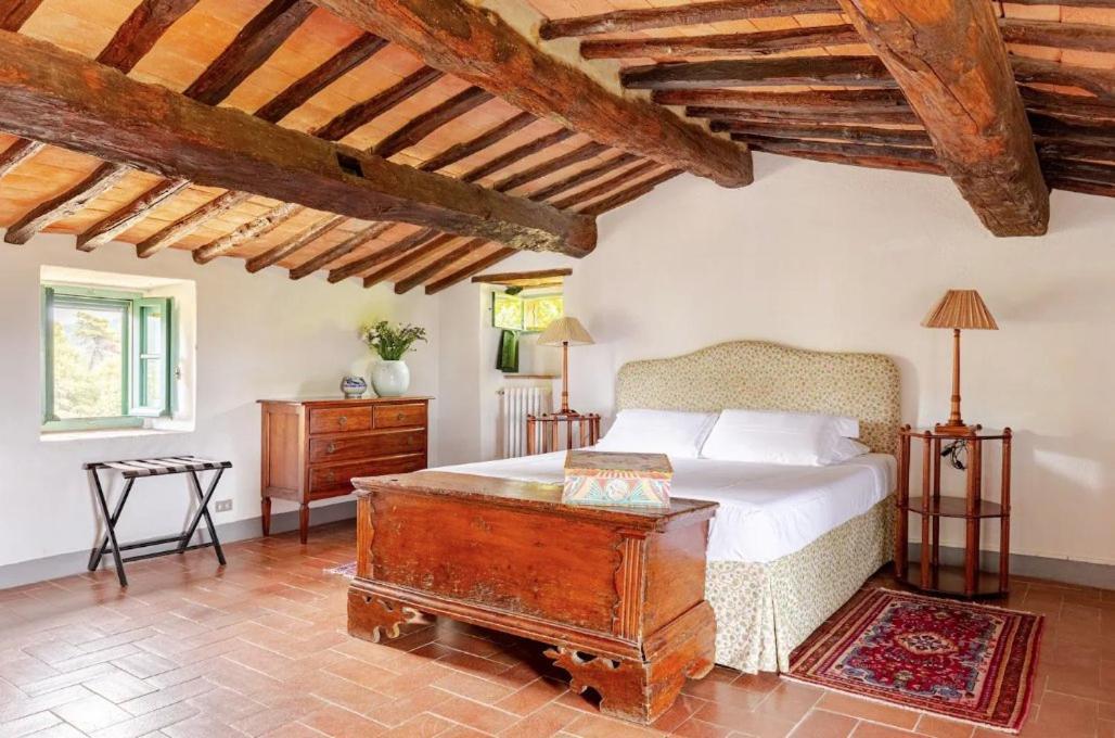 Villa Il Poggio Greve in Chianti Bagian luar foto