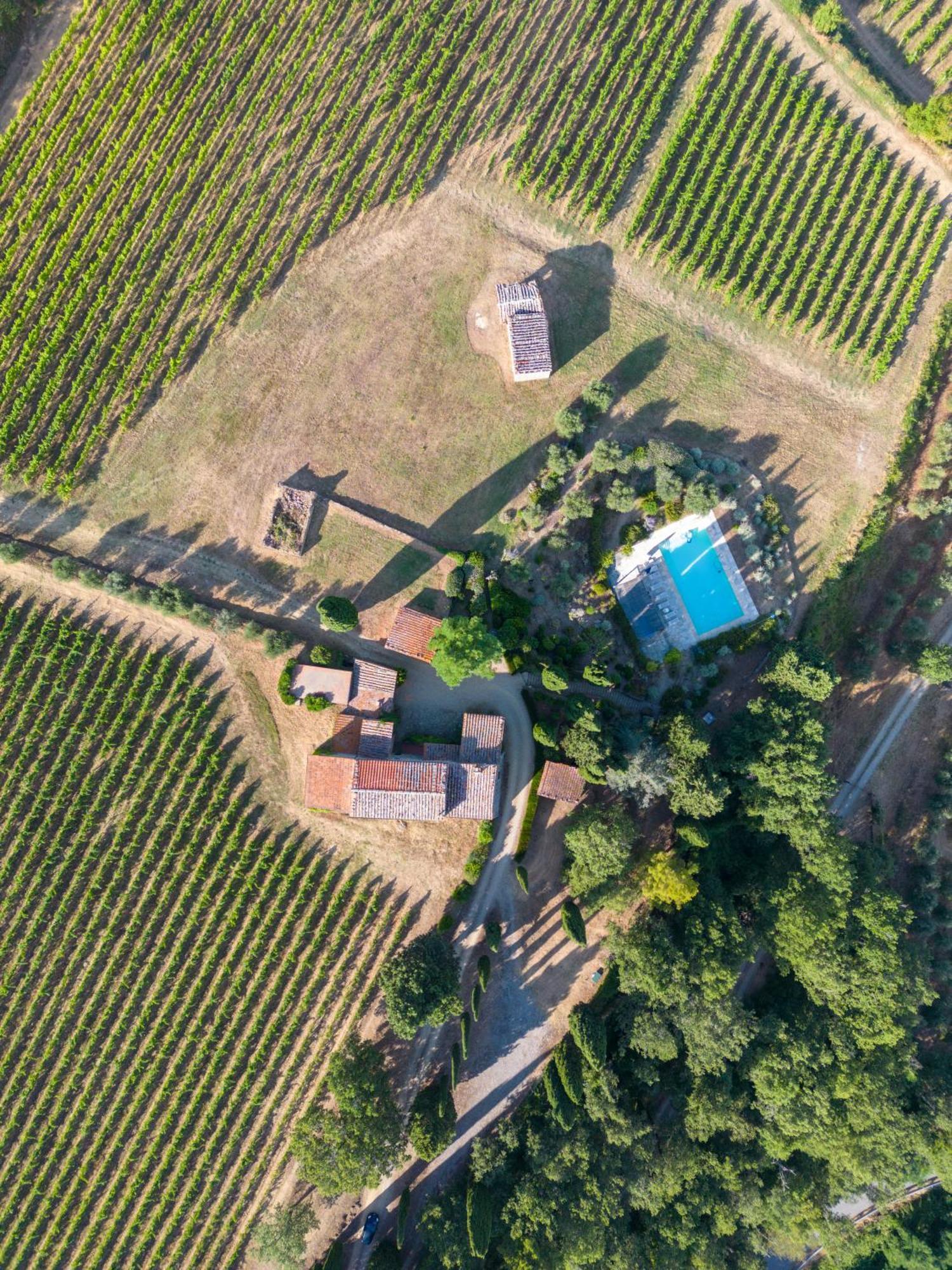 Villa Il Poggio Greve in Chianti Bagian luar foto