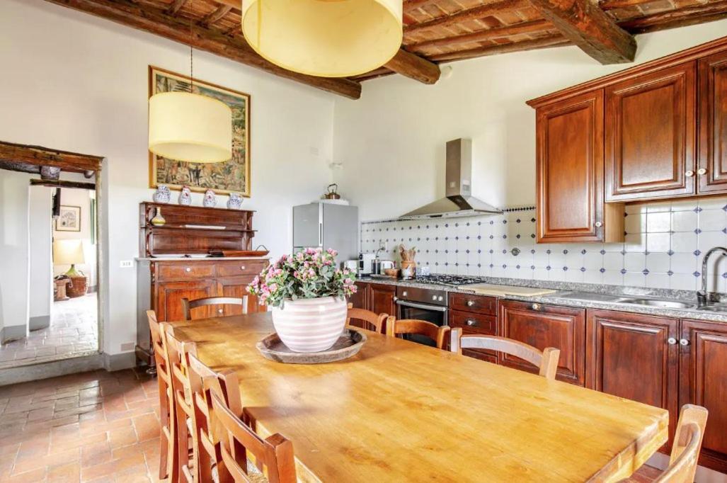 Villa Il Poggio Greve in Chianti Bagian luar foto